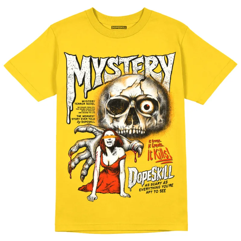 Yellow Ochre 6s DopeSkill Yellow T-shirt Mystery Ghostly Grasp Graphic sold by DopeSkill
