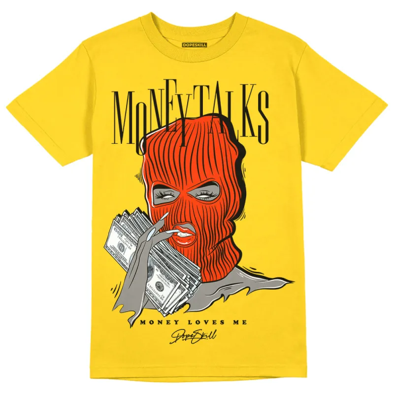 Yellow Ochre 6s DopeSkill Yellow T-shirt Money Talks Graphic sold by DopeSkill