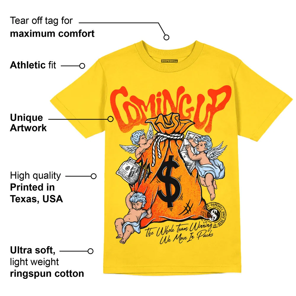 Yellow Ochre 6s DopeSkill Yellow T-shirt Money Bag Coming Up Graphic sold by DopeSkill product image thumbnail 2