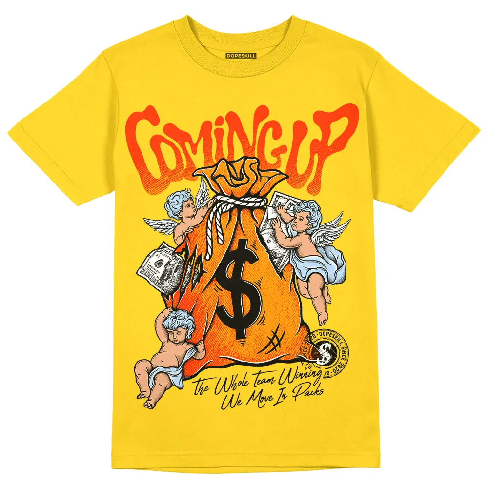 Yellow Ochre 6s DopeSkill Yellow T-shirt Money Bag Coming Up Graphic sold by DopeSkill