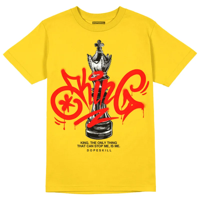 Yellow Ochre 6s DopeSkill Yellow T-shirt King Chess Graphic sold by DopeSkill