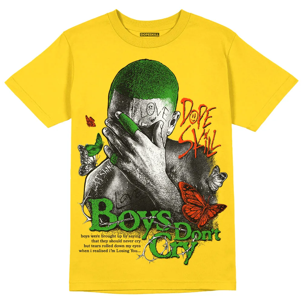 Yellow Ochre 6s DopeSkill Yellow T-shirt Boys Don't Cry Graphic sold by DopeSkill