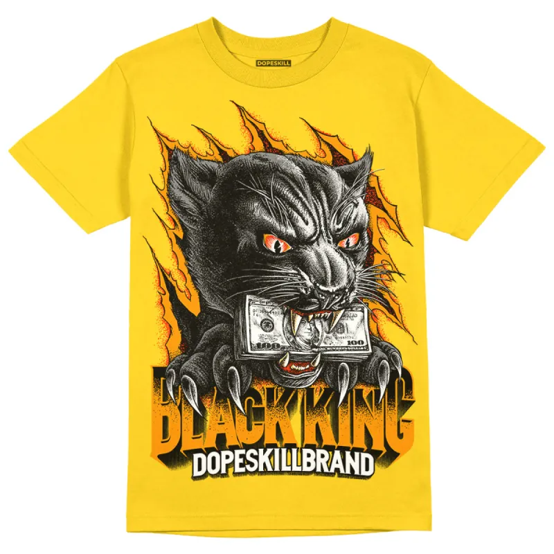 Yellow Ochre 6s DopeSkill Yellow T-shirt Black King Graphic sold by DopeSkill