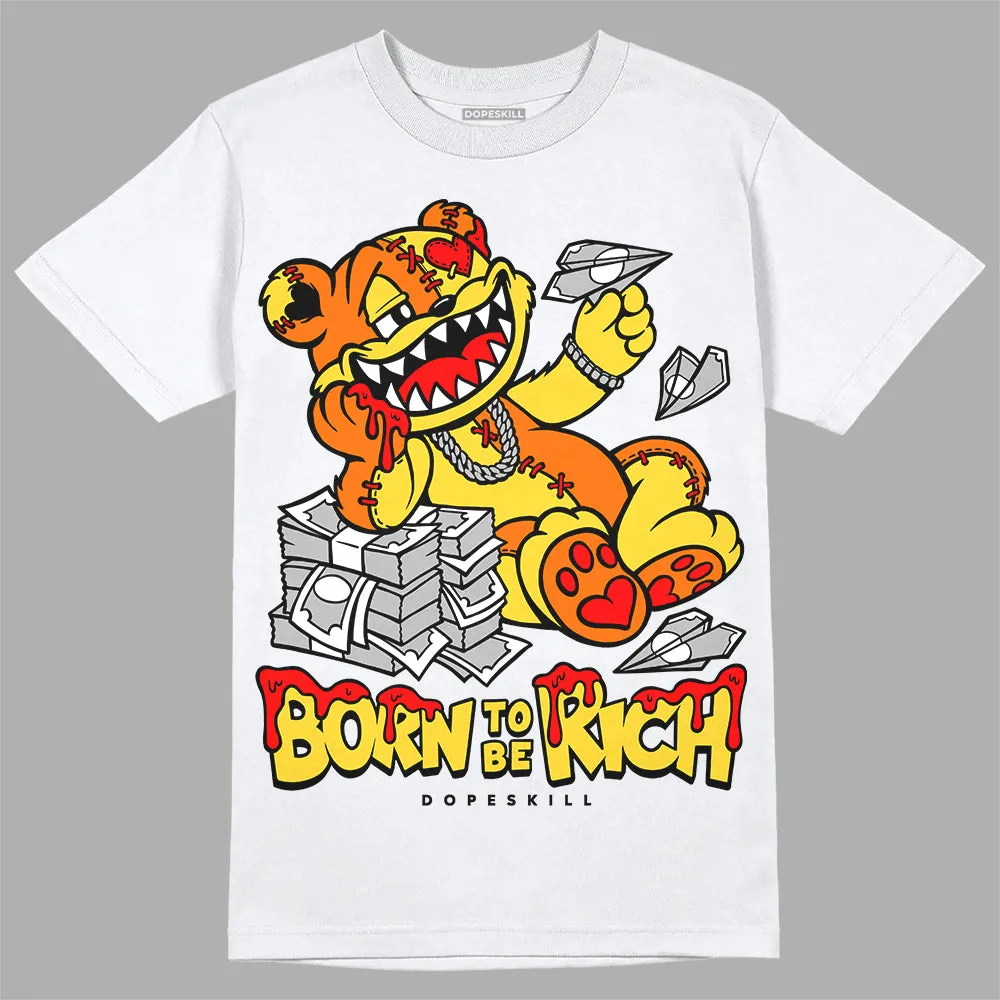 Black Tour Yellow AJ 4 Thunder DopeSkill Unisex T-Shirt Born To Be Rich Graphic sold by DopeSkill product image thumbnail 2