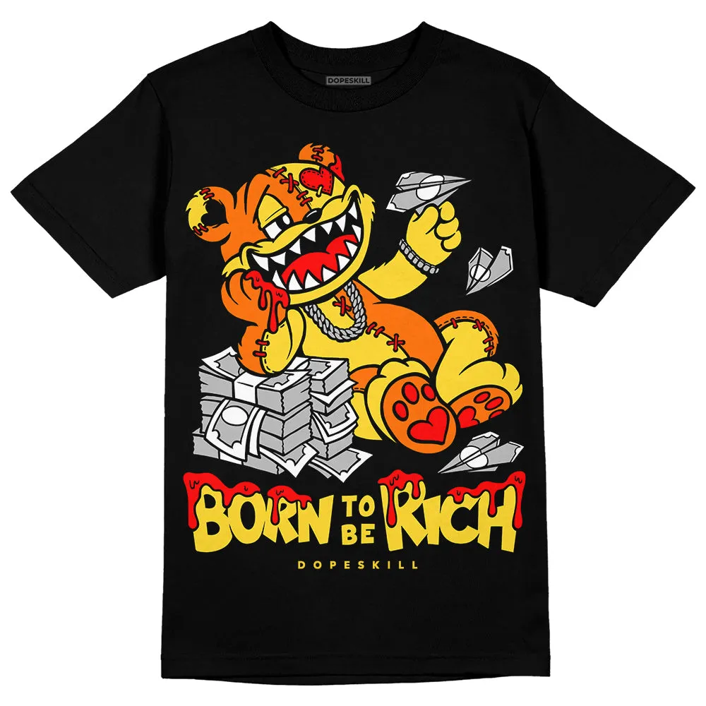 Black Tour Yellow AJ 4 Thunder DopeSkill Unisex T-Shirt Born To Be Rich Graphic sold by DopeSkill