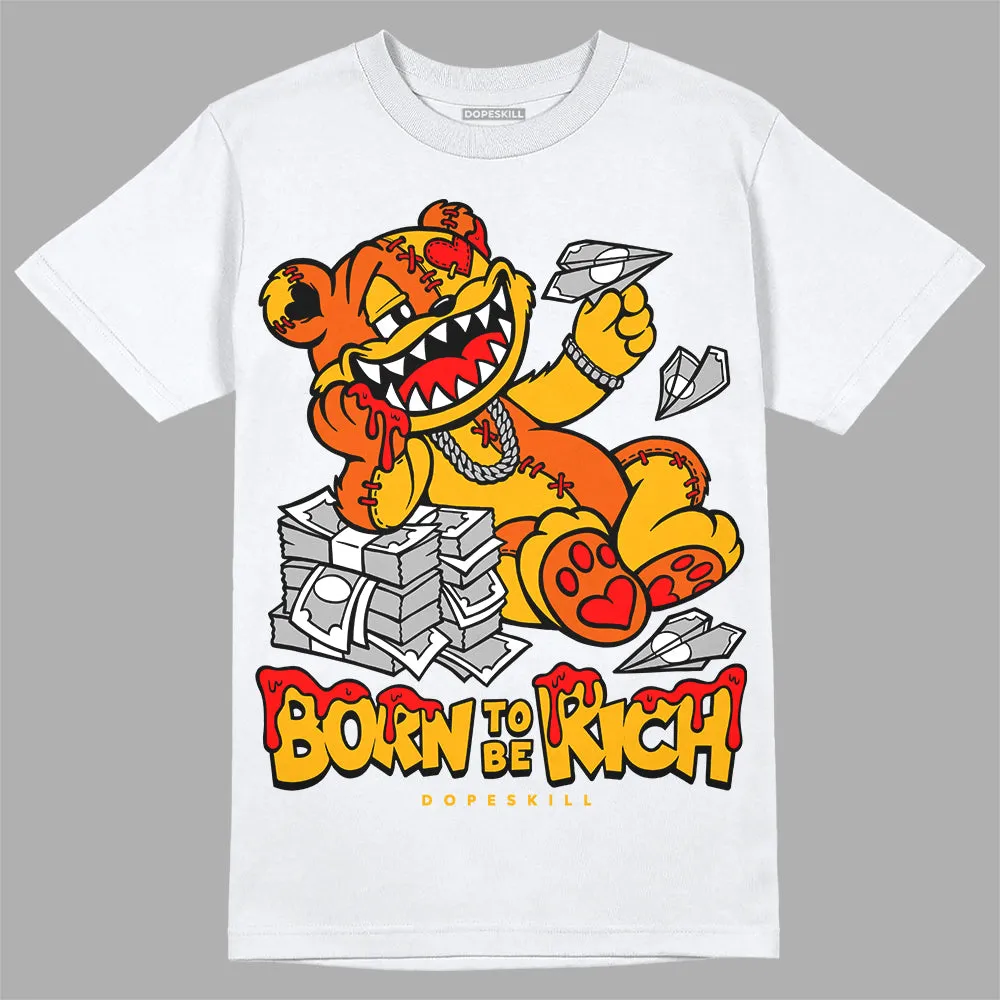Goldenrod Dunk DopeSkill T-Shirt Born To Be Rich Graphic sold by DopeSkill product image thumbnail 2