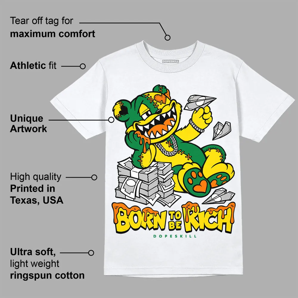 Dunk Reverse Brazil DopeSkill T-Shirt Born To Be Rich Graphic sold by DopeSkill product image thumbnail 3