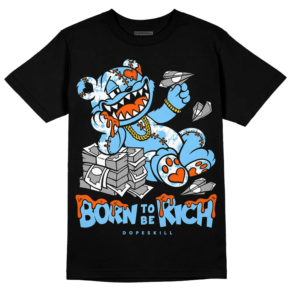 Dunk Futura University Blue DopeSkill T-Shirt Born To Be Rich Graphic sold by DopeSkill product image thumbnail 2