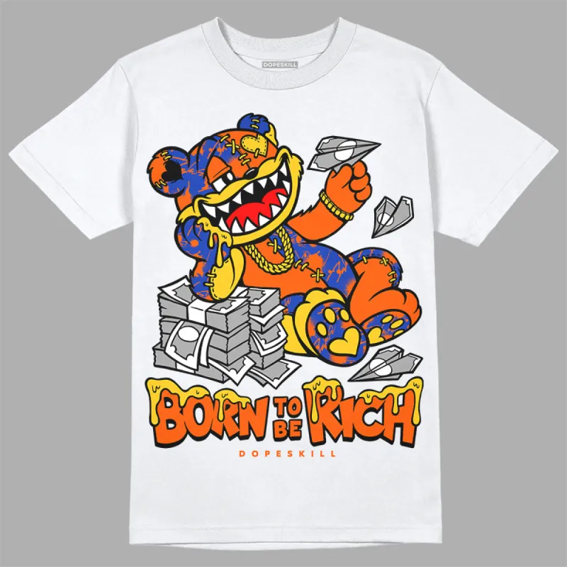 Dunk Futura Orange Blaze DopeSkill T-Shirt Born To Be Rich Graphic sold by DopeSkill