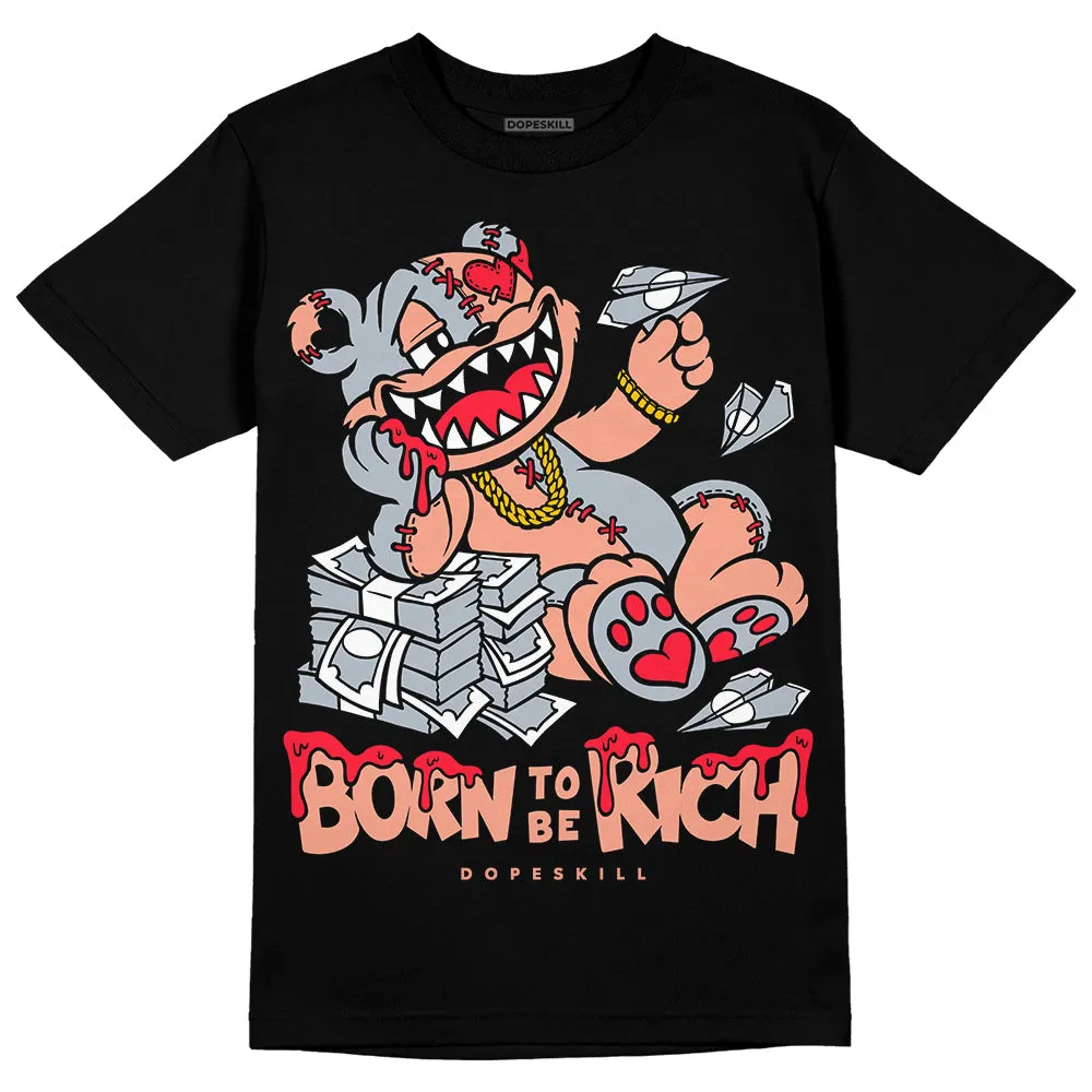 Crimson Bliss 5s DopeSkill T-Shirt Born To Be Rich Graphic sold by DopeSkill product image thumbnail 2