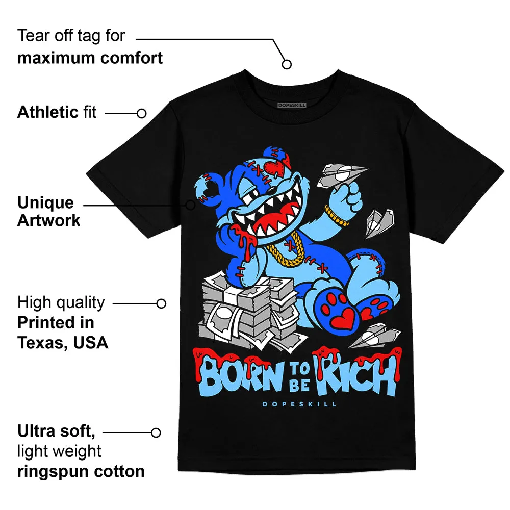 Cactus Jack 4s DopeSkill T-Shirt Born To Be Rich Graphic sold by DopeSkill product image thumbnail 3