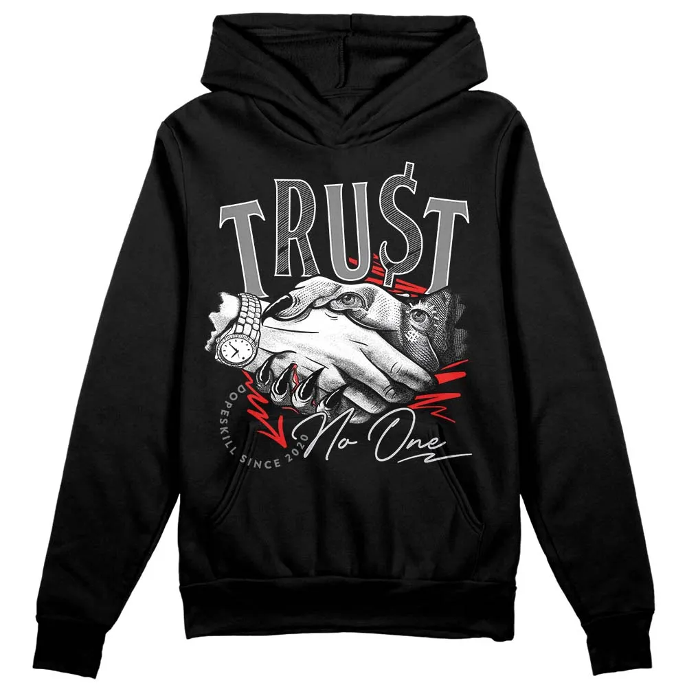 Grey Collection DopeSkill Hoodie Sweatshirt Trust No One Graphic sold by DopeSkill product image thumbnail 2