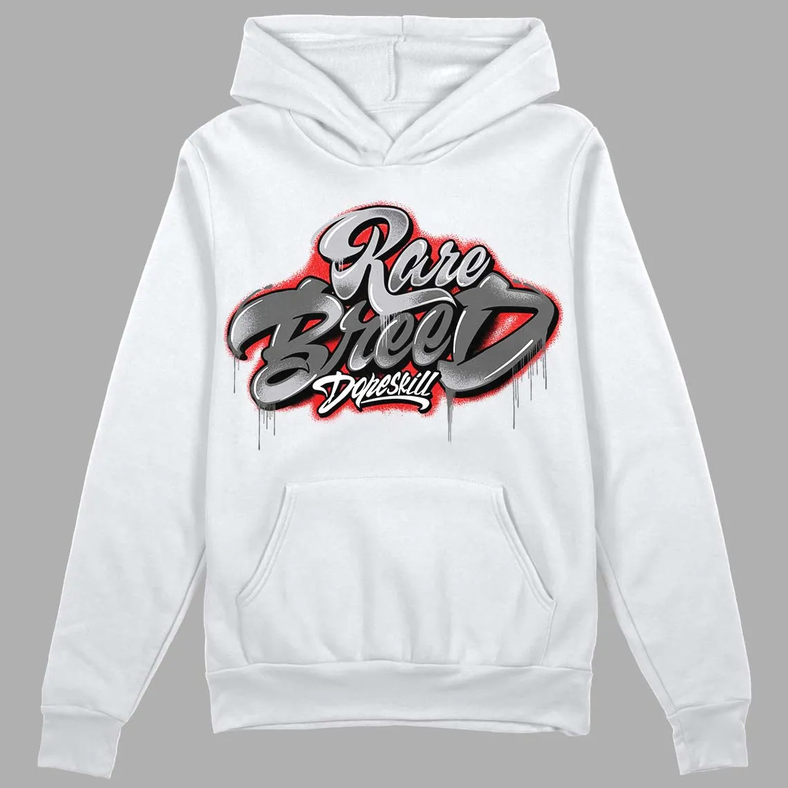 Grey Collection DopeSkill Hoodie Sweatshirt Rare Breed Type Graphic sold by DopeSkill