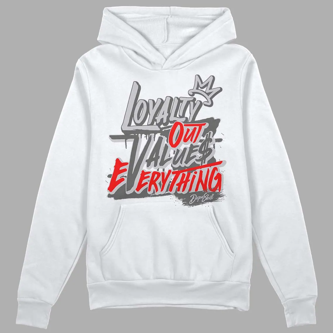 Grey Collection DopeSkill Hoodie Sweatshirt LOVE Graphic sold by DopeSkill