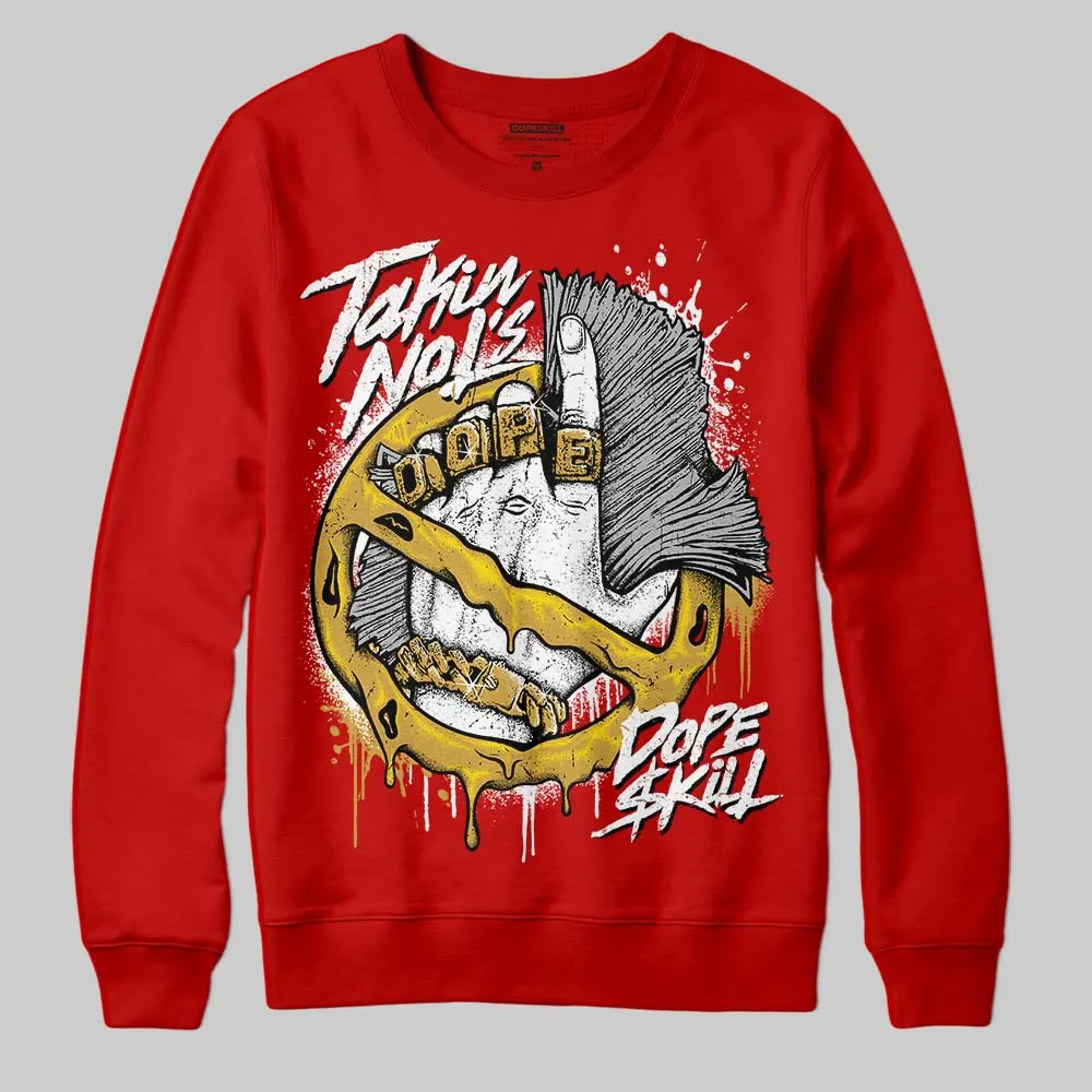 Red Collection DopeSkill Red Sweatshirt Takin No L's Graphic sold by DopeSkill