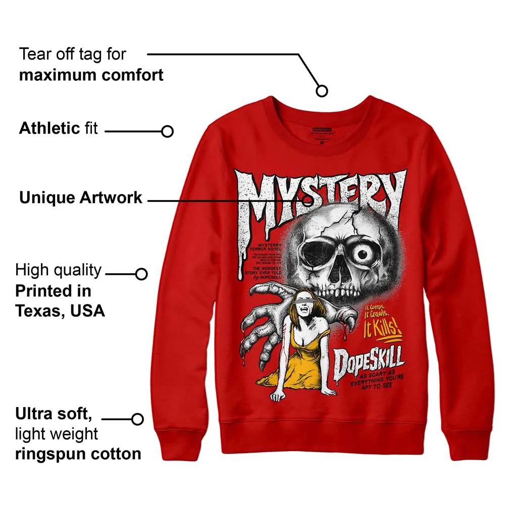 Red Collection DopeSkill Red Sweatshirt Mystery Ghostly Grasp Graphic sold by DopeSkill product image thumbnail 2