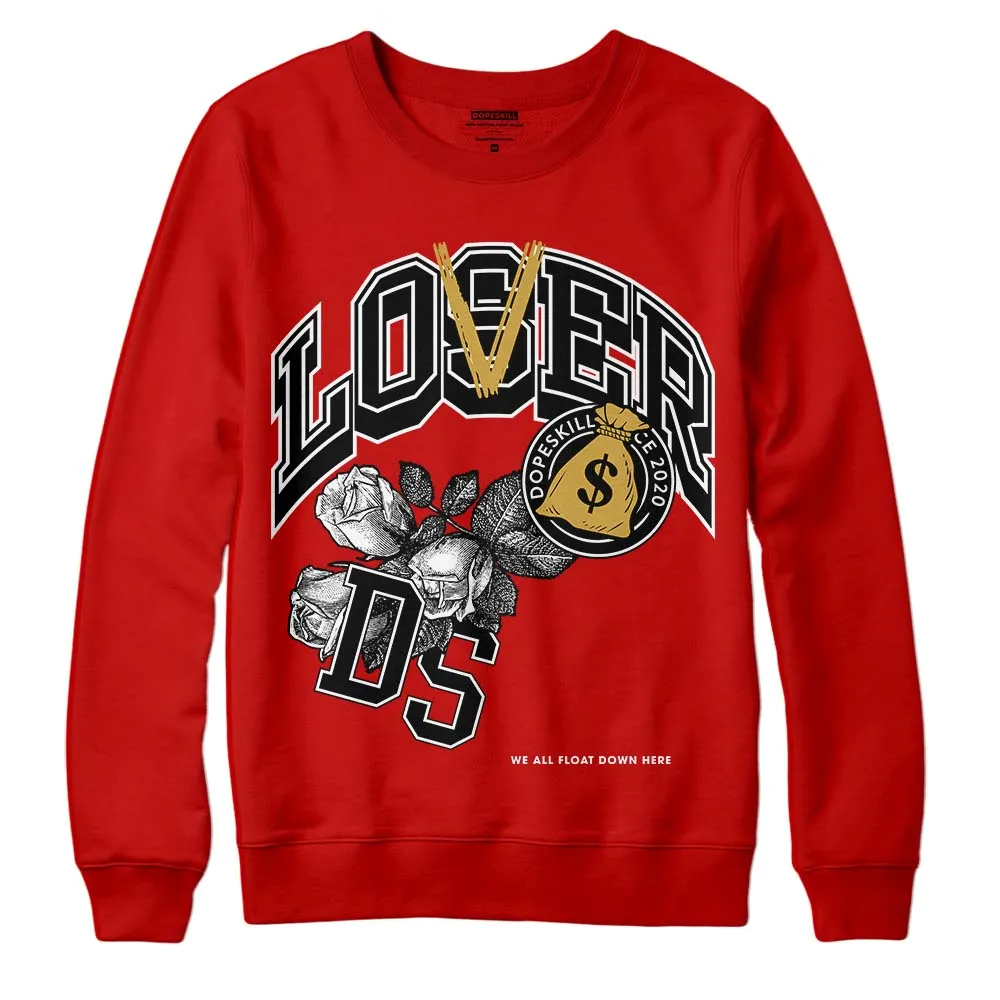 Red Collection DopeSkill Red Sweatshirt Loser Lover Graphic sold by DopeSkill