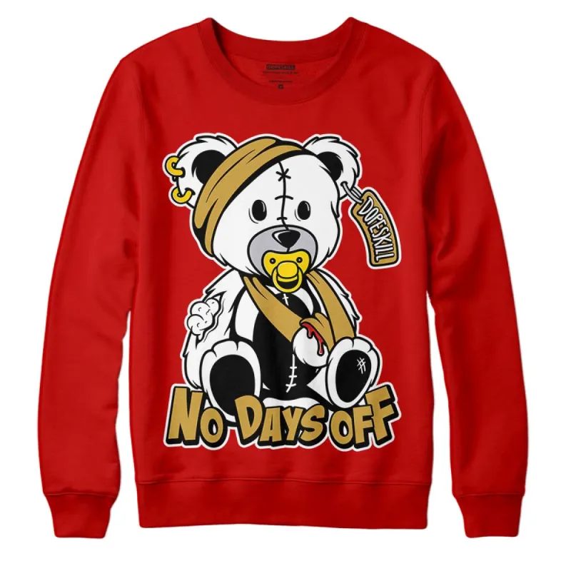 Red Collection DopeSkill Red Sweatshirt Hurt Bear Graphic sold by DopeSkill