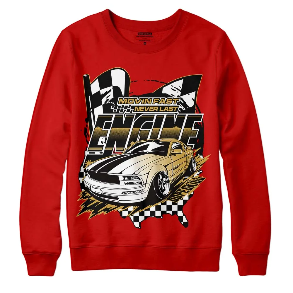 Red Collection DopeSkill Red Sweatshirt ENGINE Tshirt Graphic sold by DopeSkill