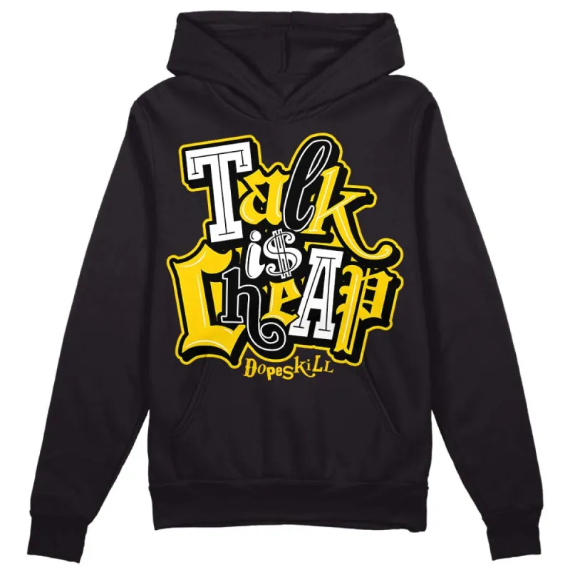Yellow Ochre 6s DopeSkill Hoodie Sweatshirt Talk Is Chip Graphic sold by DopeSkill