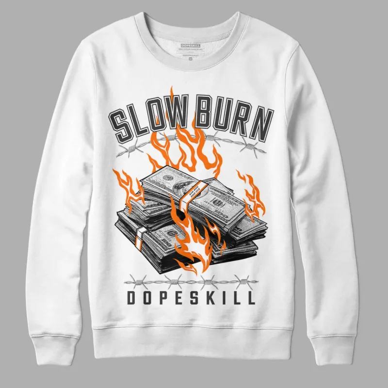 Grey Collection DopeSkill Sweatshirt Slow Burn Graphic sold by DopeSkill
