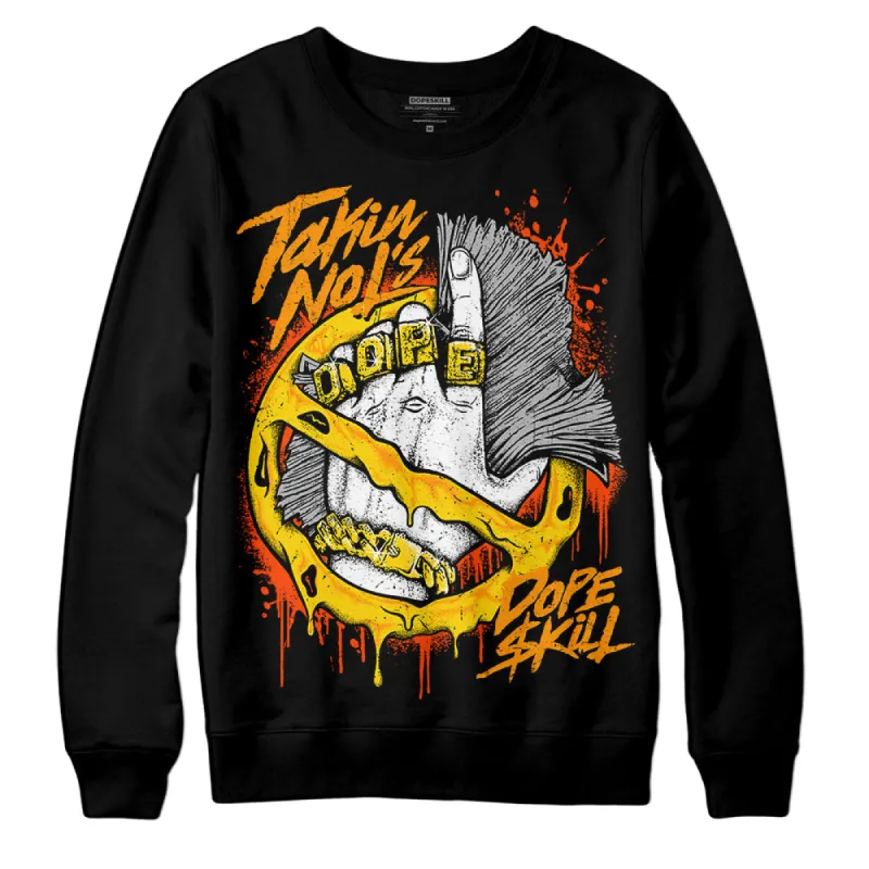 Yellow Ochre 6s DopeSkill Sweatshirt Takin No L's Graphic sold by DopeSkill