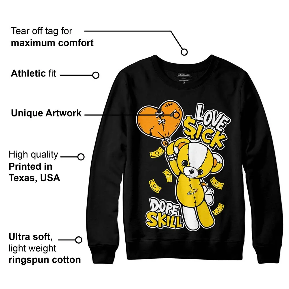 Yellow Ochre 6s DopeSkill Sweatshirt Love Sick Graphic sold by DopeSkill product image thumbnail 3