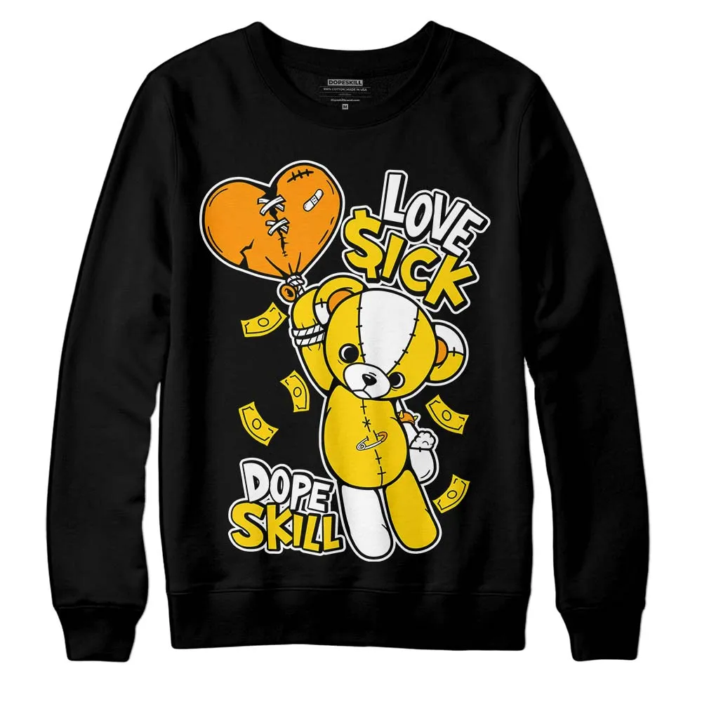 Yellow Ochre 6s DopeSkill Sweatshirt Love Sick Graphic sold by DopeSkill