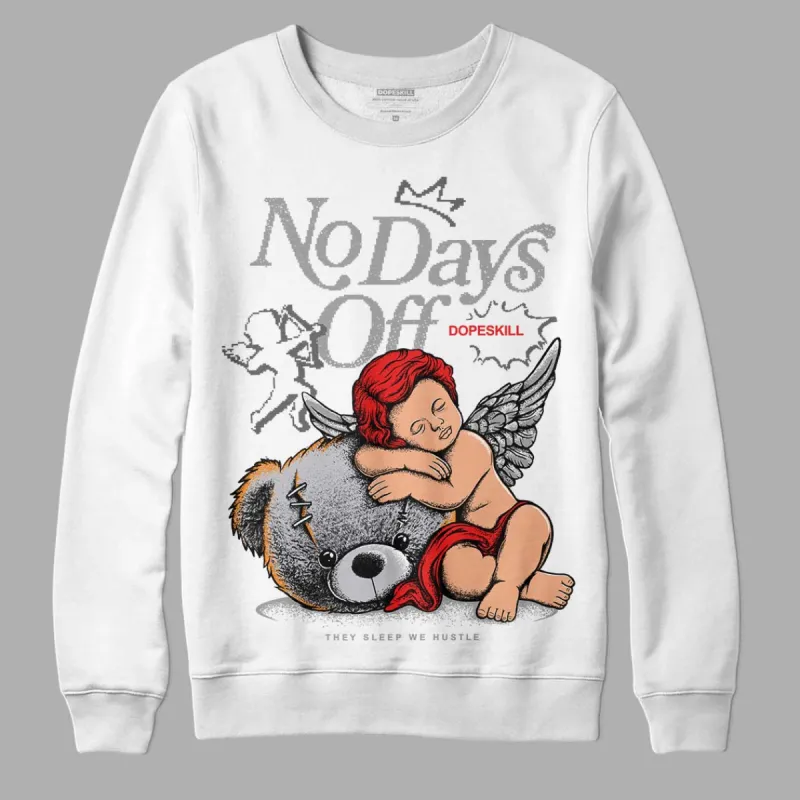 Grey Collection DopeSkill Sweatshirt New No Days Off Graphic sold by DopeSkill
