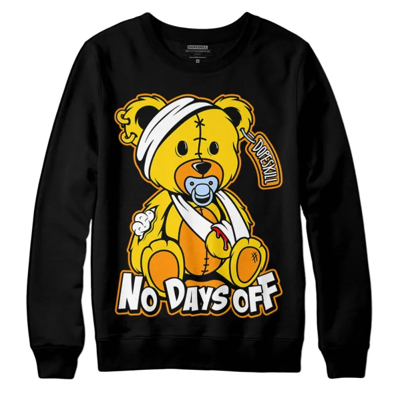 Yellow Ochre 6s DopeSkill Sweatshirt Hurt Bear Graphic sold by DopeSkill