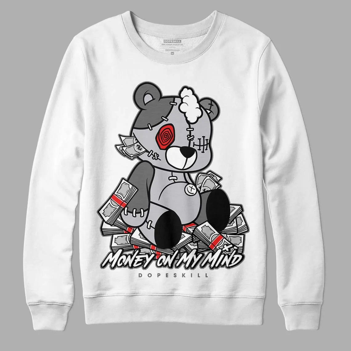 Grey Collection DopeSkill Sweatshirt MOMM Bear Graphic sold by DopeSkill