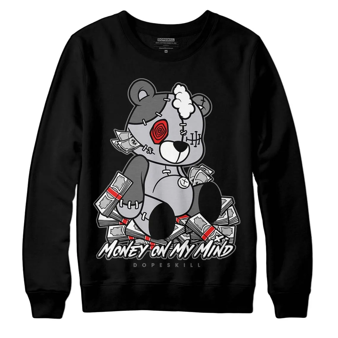 Grey Collection DopeSkill Sweatshirt MOMM Bear Graphic sold by DopeSkill product image thumbnail 2