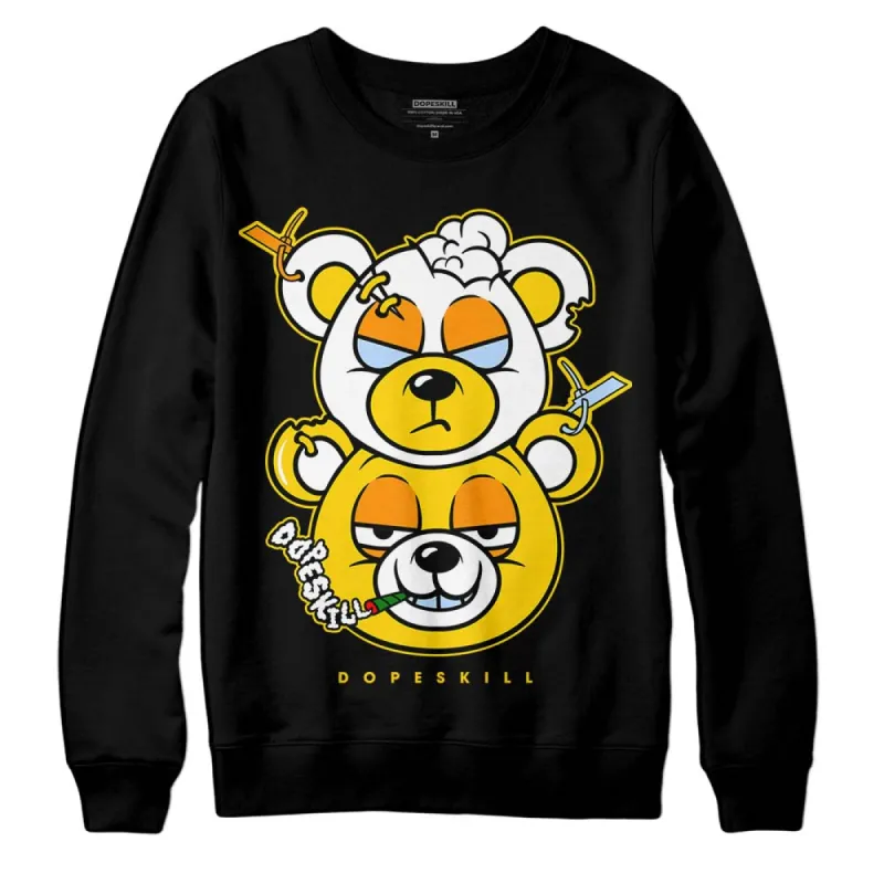 Yellow Ochre 6s DopeSkill Sweatshirt New Double Bear Graphic sold by DopeSkill