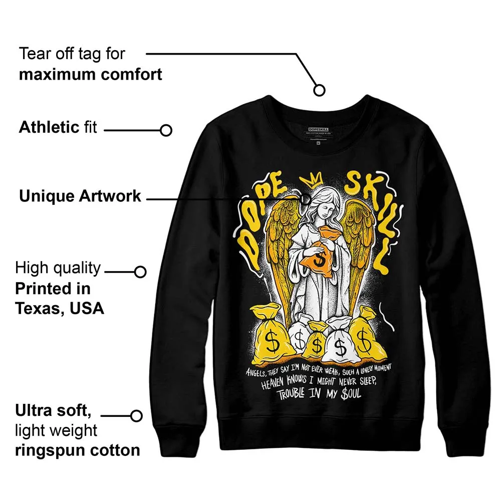 Yellow Ochre 6s DopeSkill Sweatshirt Angels Graphic sold by DopeSkill product image thumbnail 3