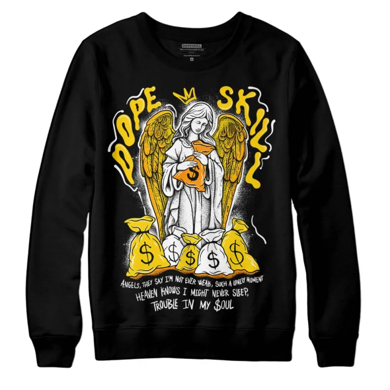 Yellow Ochre 6s DopeSkill Sweatshirt Angels Graphic sold by DopeSkill