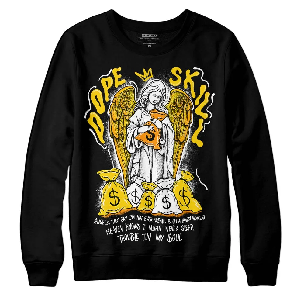Yellow Ochre 6s DopeSkill Sweatshirt Angels Graphic sold by DopeSkill