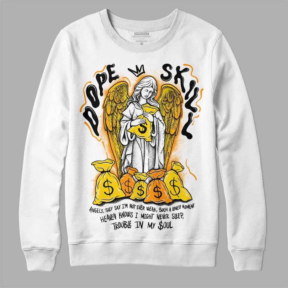 Yellow Ochre 6s DopeSkill Sweatshirt Angels Graphic sold by DopeSkill product image thumbnail 2