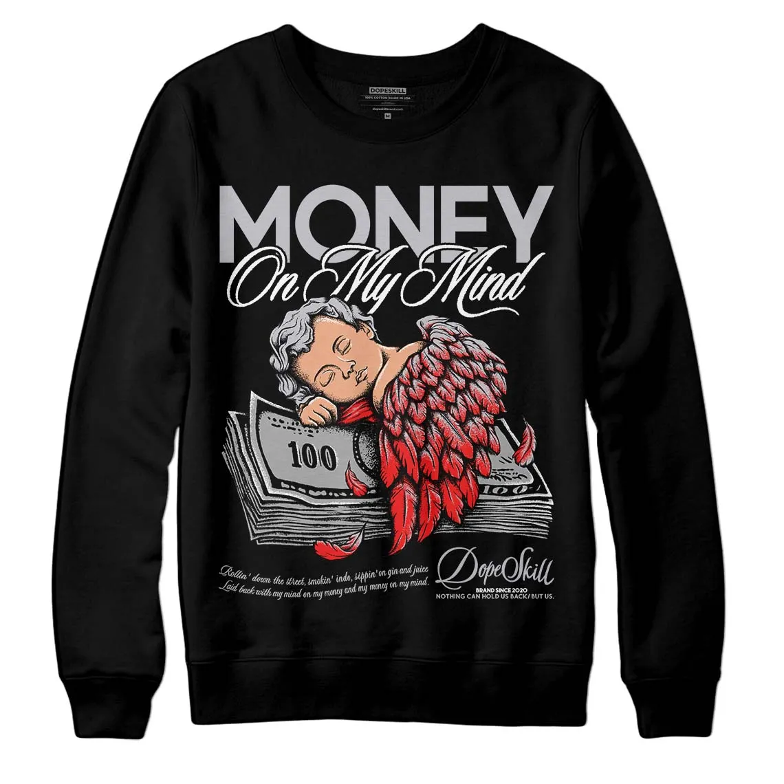 Grey Collection DopeSkill Sweatshirt MOMM Graphic sold by DopeSkill product image thumbnail 2