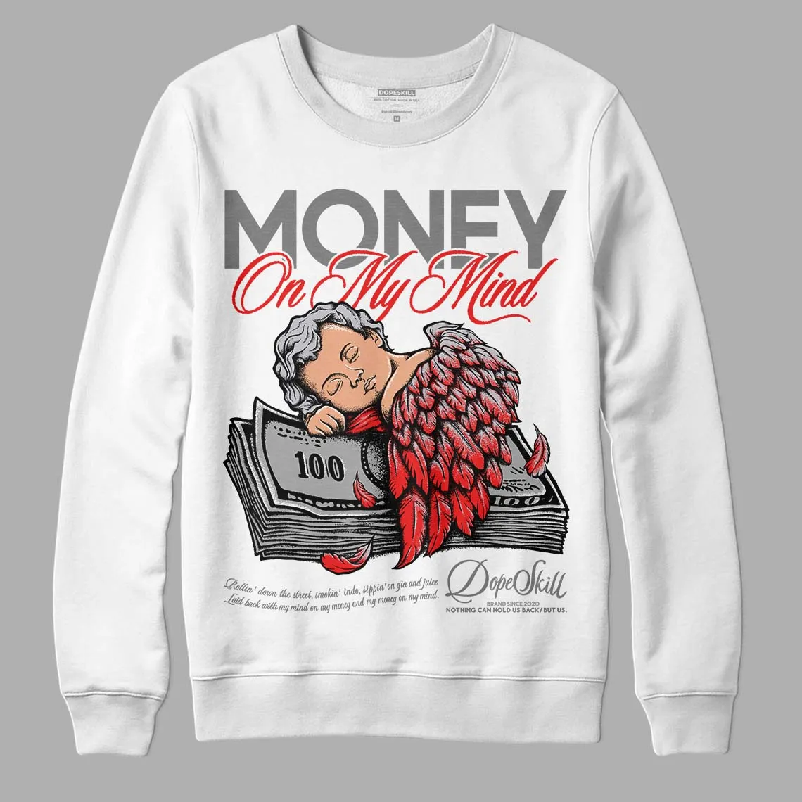 Grey Collection DopeSkill Sweatshirt MOMM Graphic sold by DopeSkill