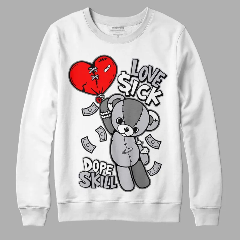 Grey Collection DopeSkill Sweatshirt Love Sick Graphic sold by DopeSkill