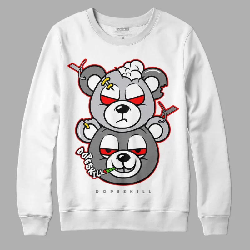 Grey Collection DopeSkill Sweatshirt New Double Bear Graphic sold by DopeSkill