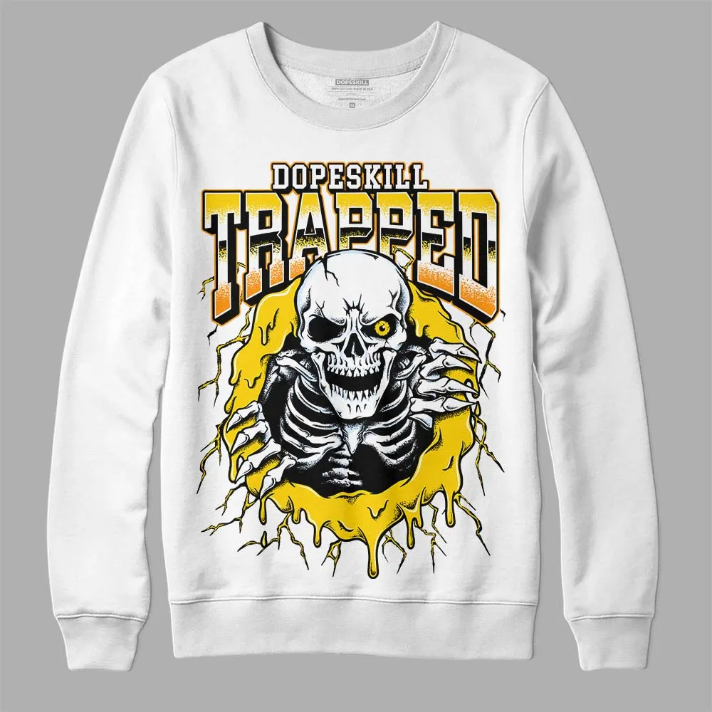 Yellow Ochre 6s DopeSkill Sweatshirt Trapped Halloween Graphic sold by DopeSkill product image thumbnail 2