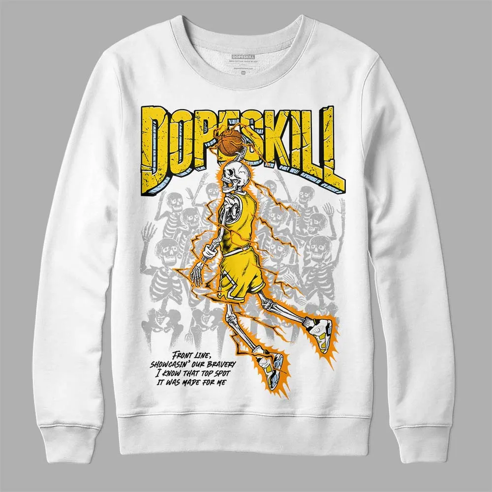 Yellow Ochre 6s DopeSkill Sweatshirt Thunder Dunk Graphic sold by DopeSkill product image thumbnail 2