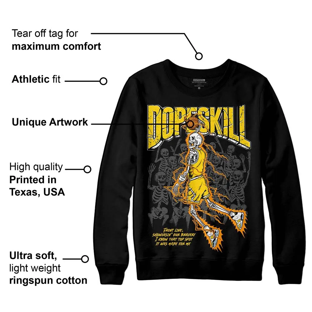 Yellow Ochre 6s DopeSkill Sweatshirt Thunder Dunk Graphic sold by DopeSkill product image thumbnail 3