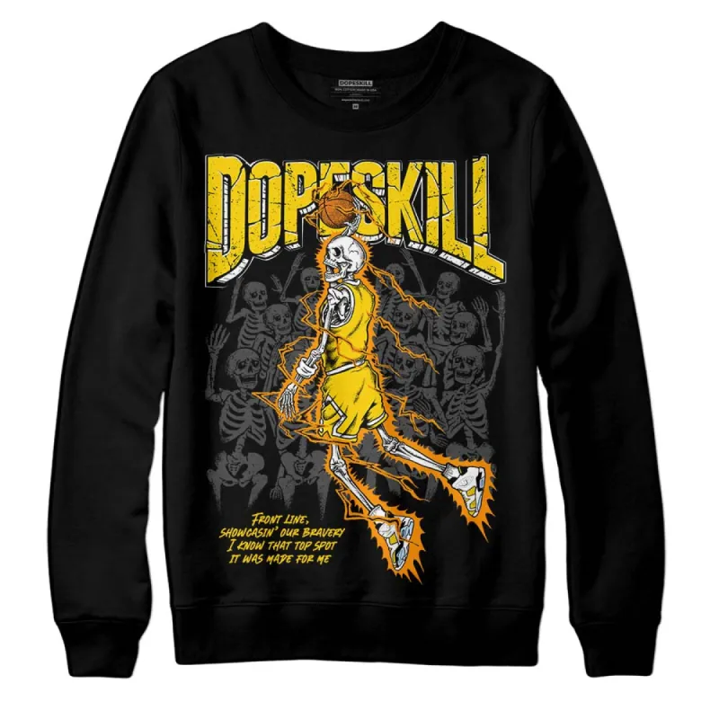 Yellow Ochre 6s DopeSkill Sweatshirt Thunder Dunk Graphic sold by DopeSkill