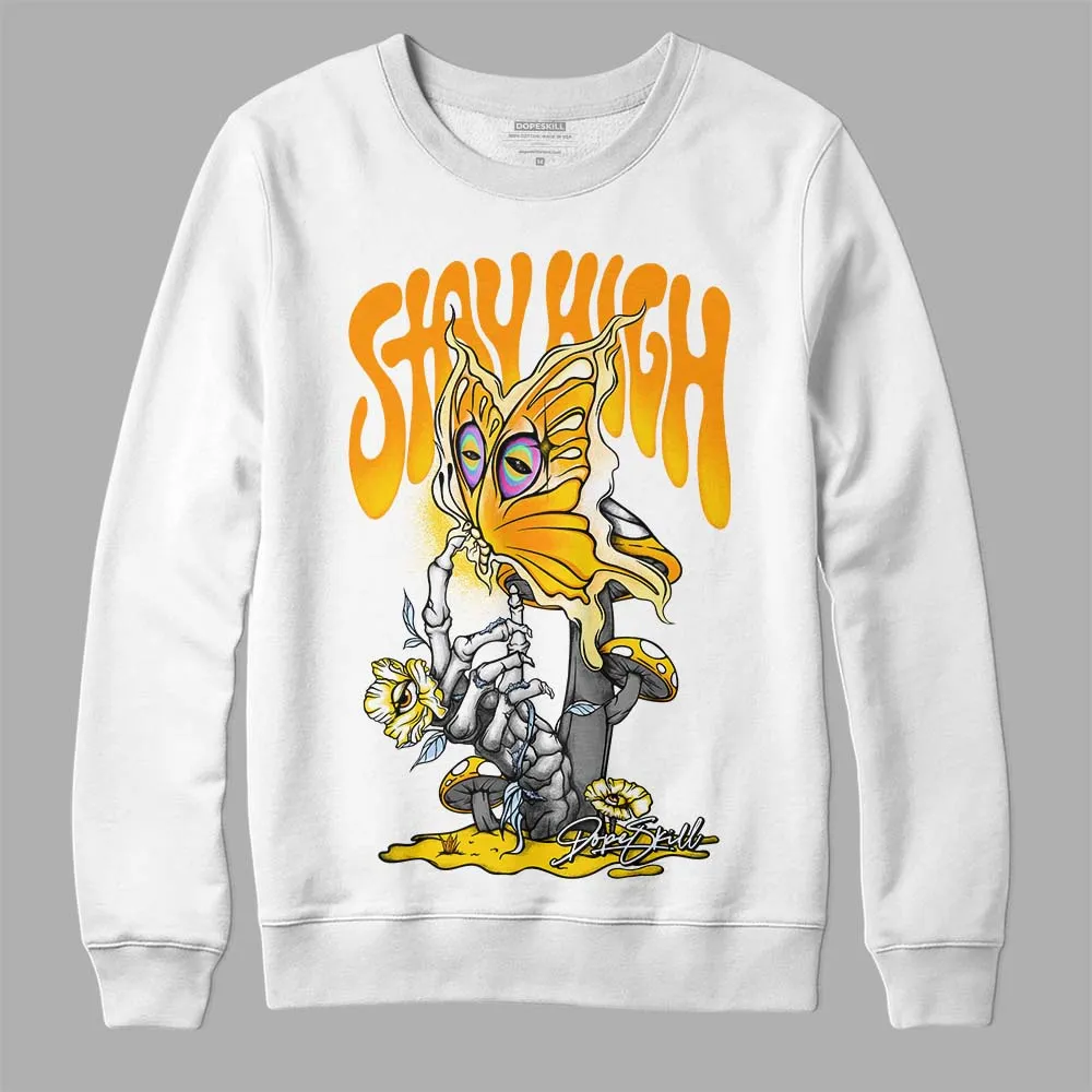 Yellow Ochre 6s DopeSkill Sweatshirt Stay High Graphic sold by DopeSkill product image thumbnail 2