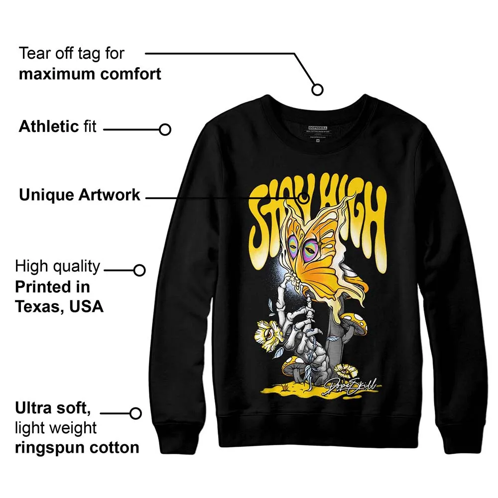 Yellow Ochre 6s DopeSkill Sweatshirt Stay High Graphic sold by DopeSkill product image thumbnail 3