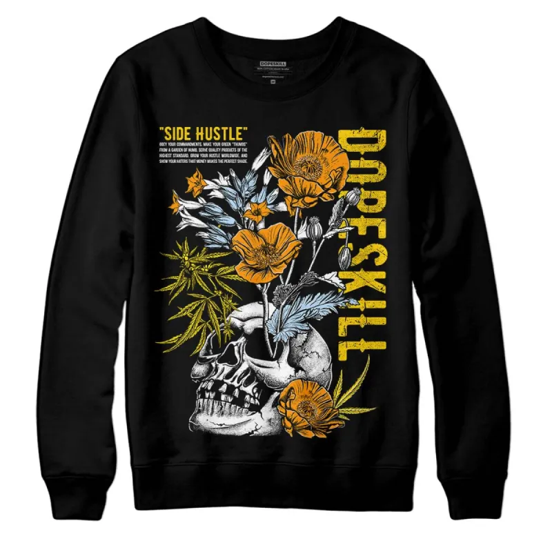 Yellow Ochre 6s DopeSkill Sweatshirt Side Hustle Graphic sold by DopeSkill