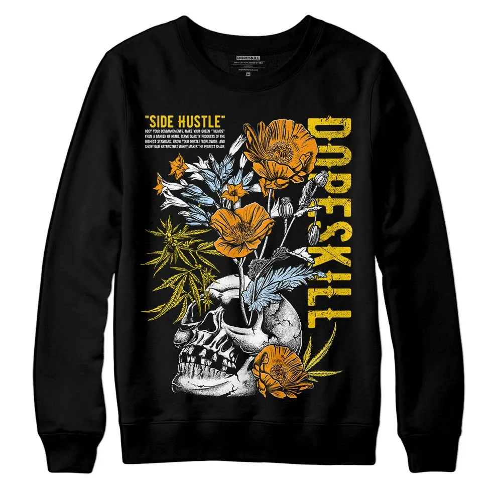 Yellow Ochre 6s DopeSkill Sweatshirt Side Hustle Graphic sold by DopeSkill
