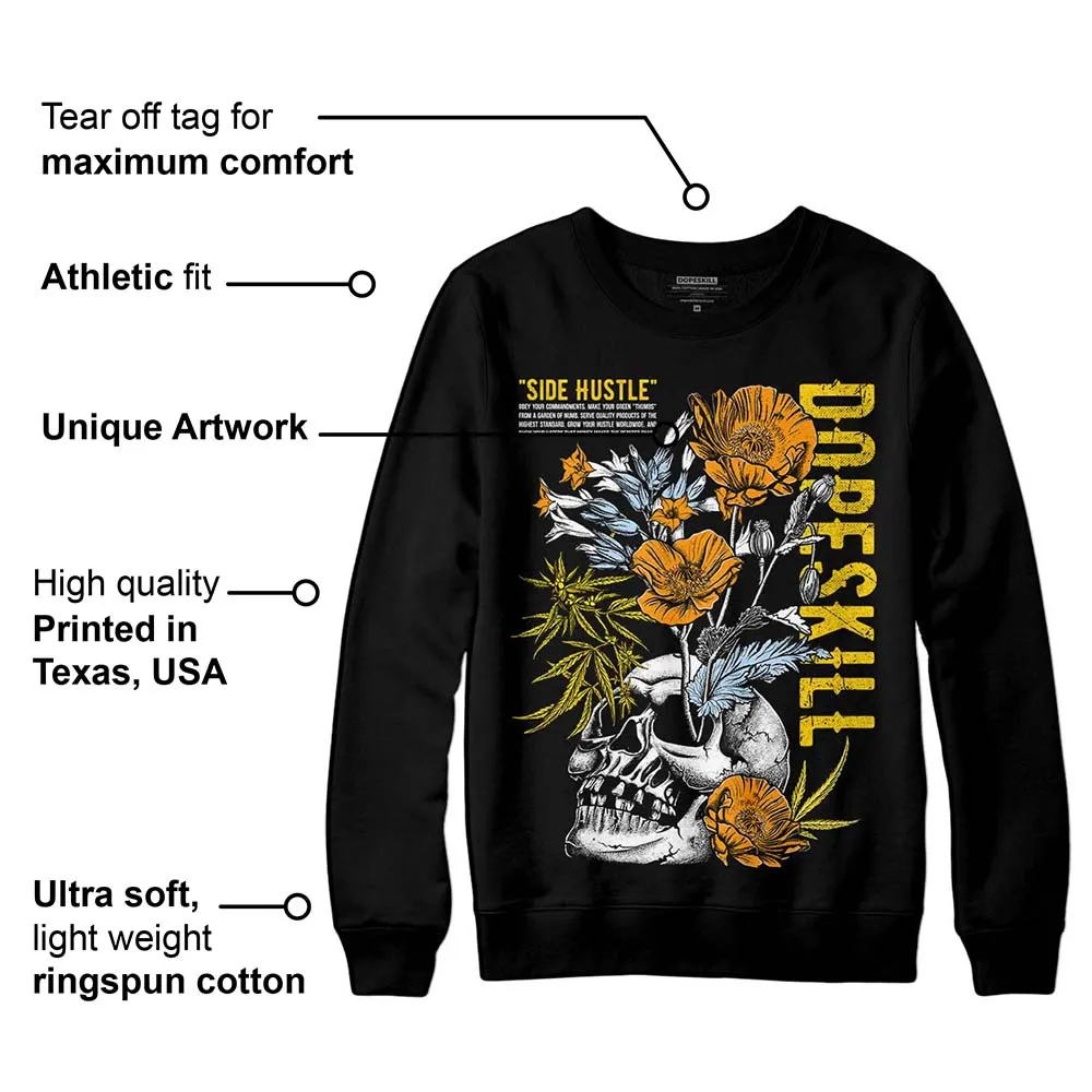 Yellow Ochre 6s DopeSkill Sweatshirt Side Hustle Graphic sold by DopeSkill product image thumbnail 3